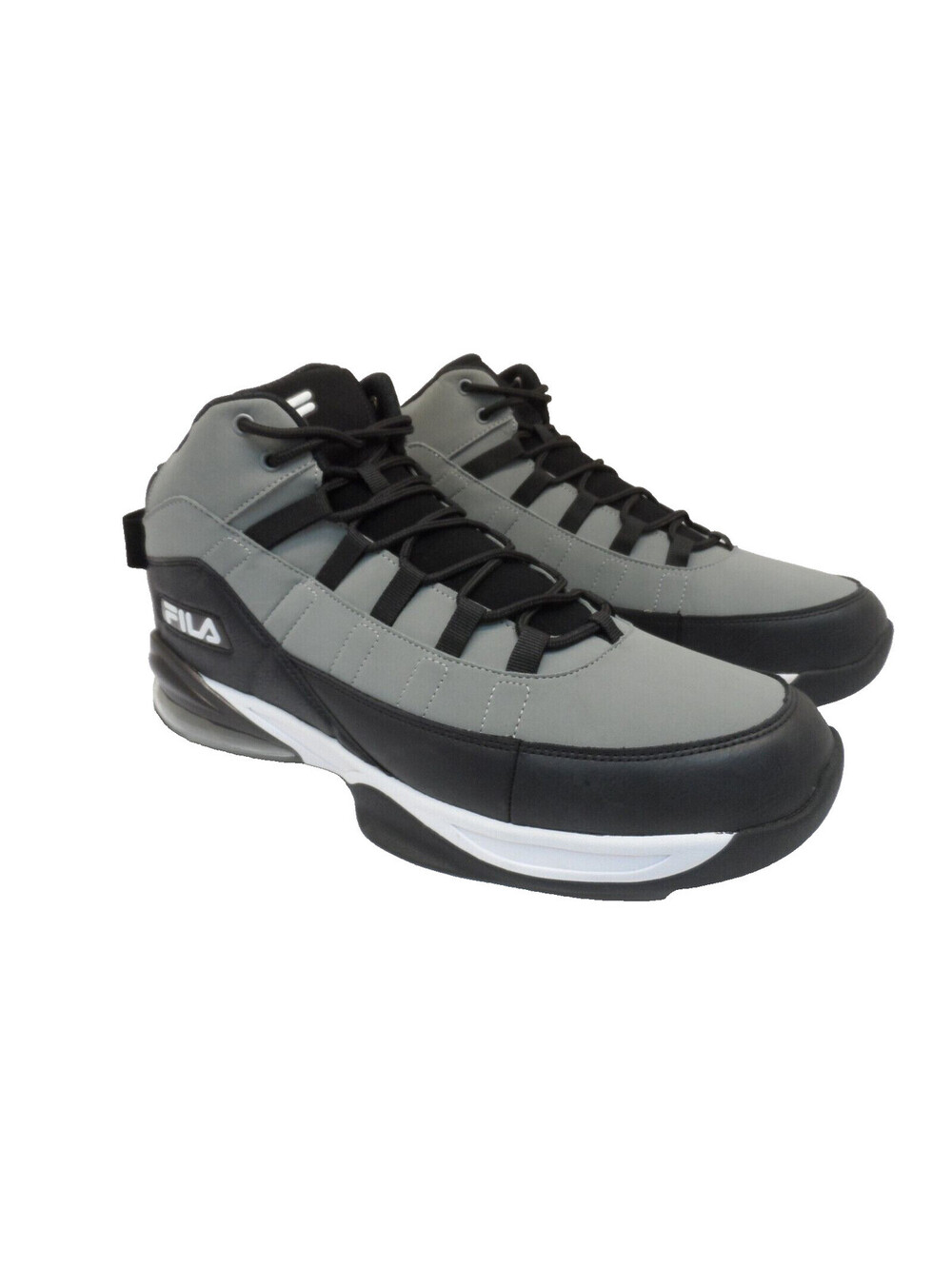 Fila Men's 1BM01378-052 Activisor Viz Basketball Shoe Monument/Black/White 14M